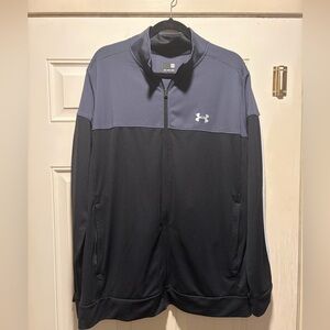 Under Armour Men's Two-Tone Black and Grey Performance Jacket